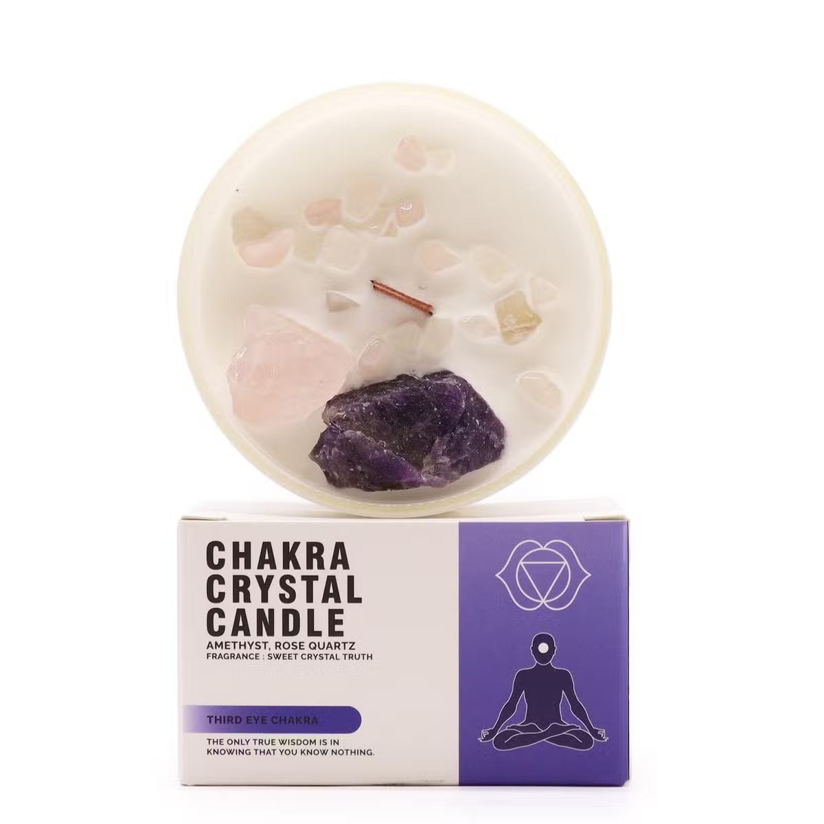 Chakra Crystal žvakė - Third Eye Chakra Ancient Wisdom