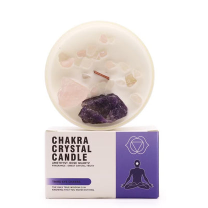 Chakra Crystal žvakė - Third Eye Chakra Ancient Wisdom