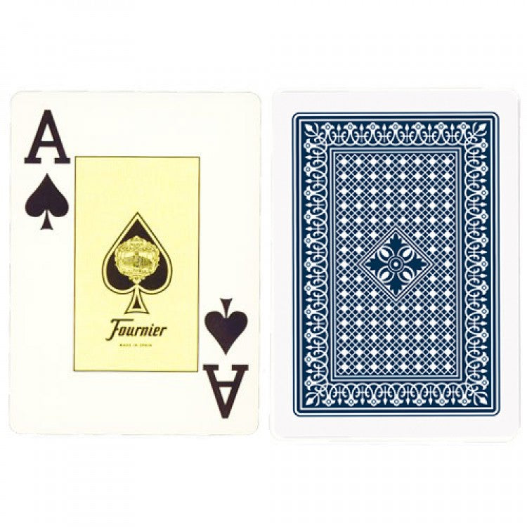 Fournier 818 Blue - pokerio kortos, kosmetiniai defektai