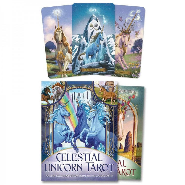 Celestial Unicorn Tarot - taro kortos su kosmetiniu defektu | Llewellyn