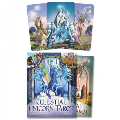 Celestial Unicorn Tarot - taro kortos su kosmetiniu defektu | Llewellyn