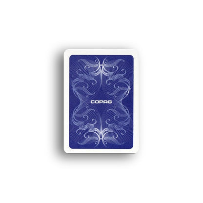 Copag Centennial Blue Jumbo - plastikinės pokerio kortos be dėžutės