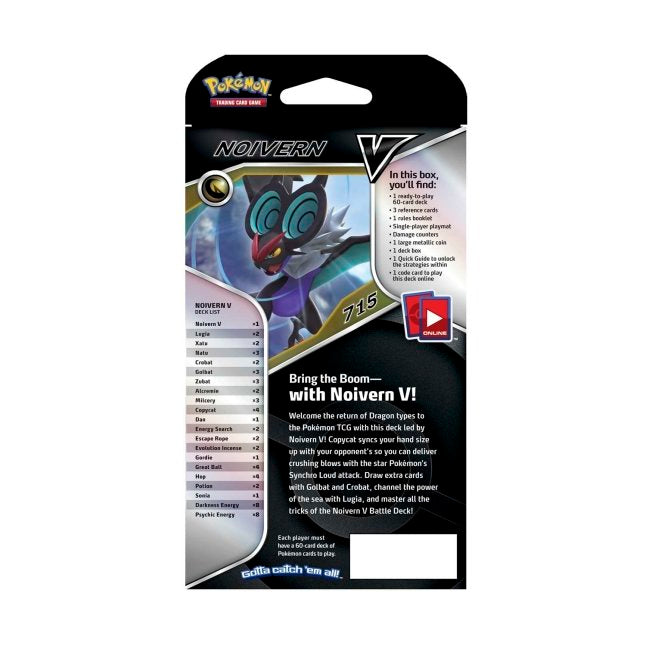 Pokémon Noivern V Battle Deck - 60 kortų kaladė anglų kalba