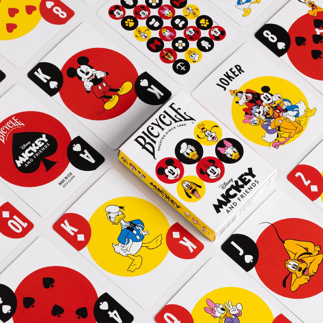 Disney Mickey and Friends žaidimo kortos Bicycle