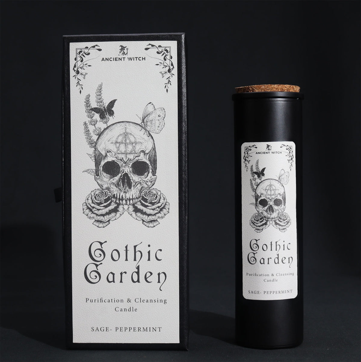 Gothic Garden - šalavijų ir pipirmėčių kvapo žvakė | Ancient Witch
