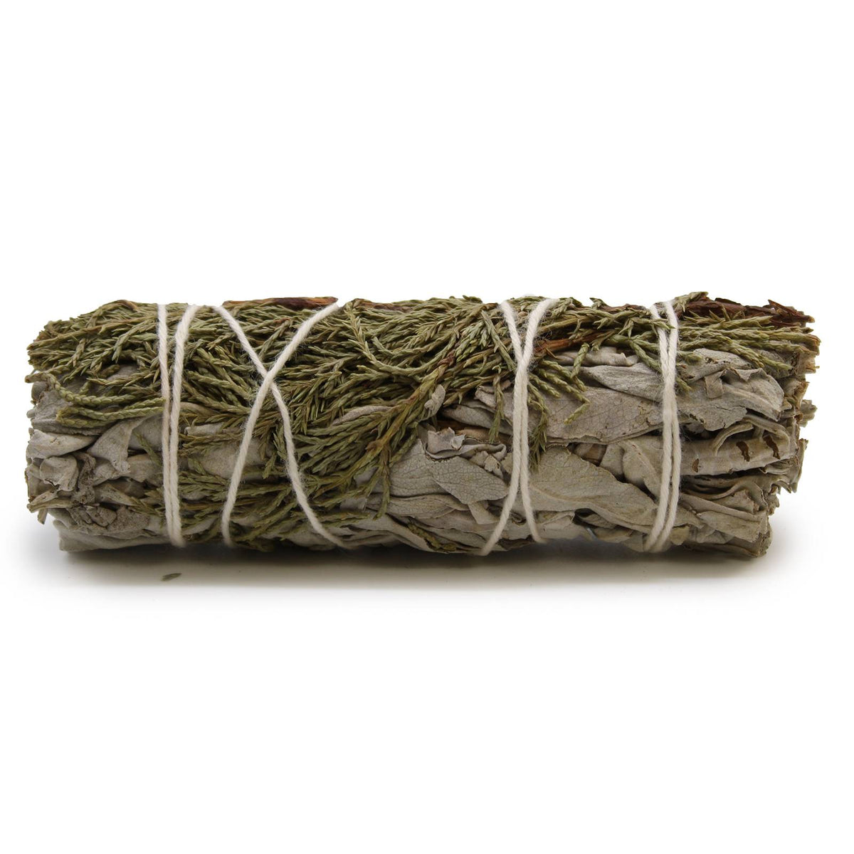 White Sage & Juniper - šalavijų ir kadagių smilkymo ryšulėlis, 10 cm | Ancient Wisdom