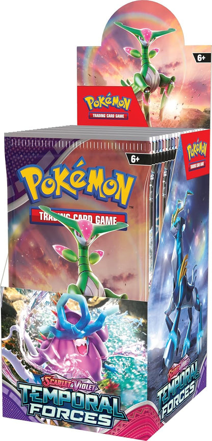 Pokémon Temporal Forces Half Booster Box - 18 papildymų rinkinys
