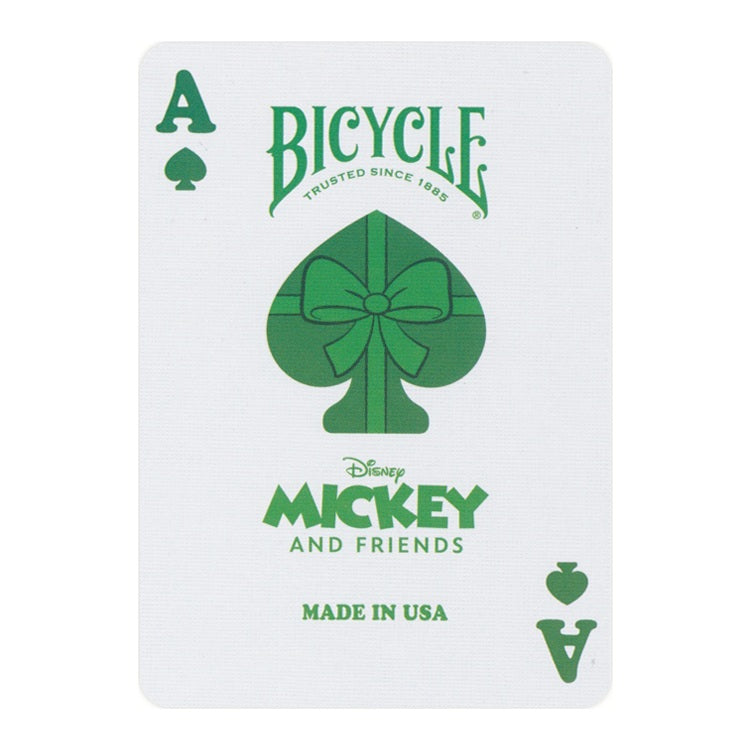 Disney Mickey and Friends Holiday žaidimo kortos Bicycle