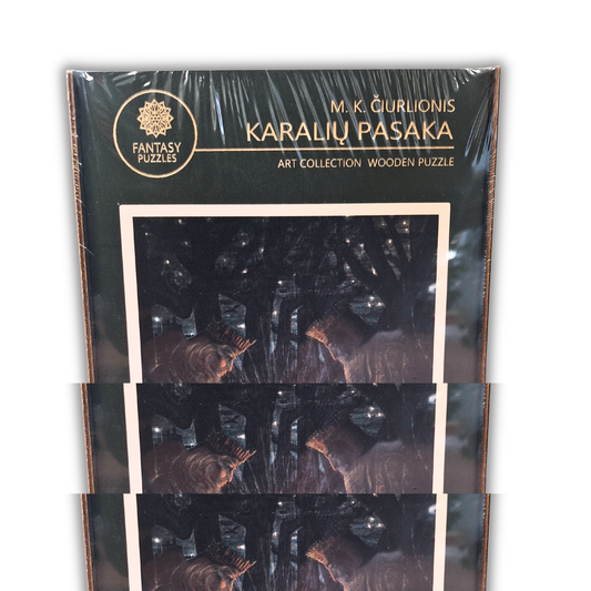 M. K. Čiurlionis Karalių pasaka - medinė dėlionė L, 300 detalių
