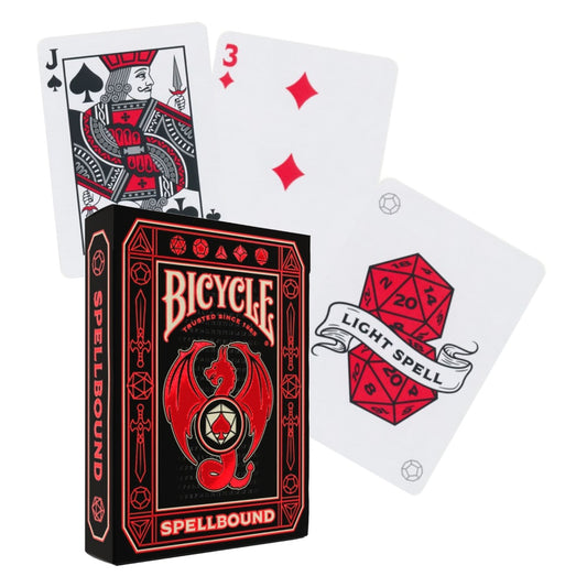Bicycle Spellbound - žaidimo kortos su žaidimo taisyklėmis