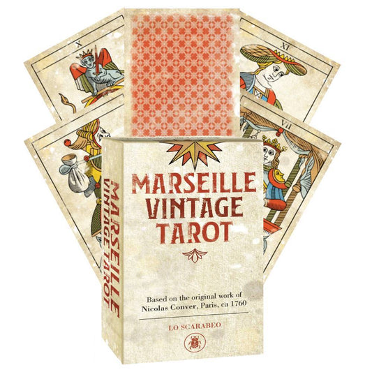 Marseille Vintage Tarot - taro kortos, kosmetinis defektas | Lo Scarabeo