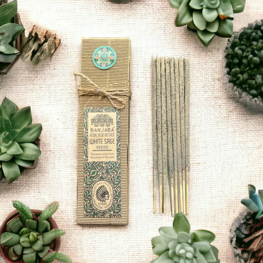 Banjara Ritual Resin on Stick White Sage - smilkalai, kosmetinis defektas