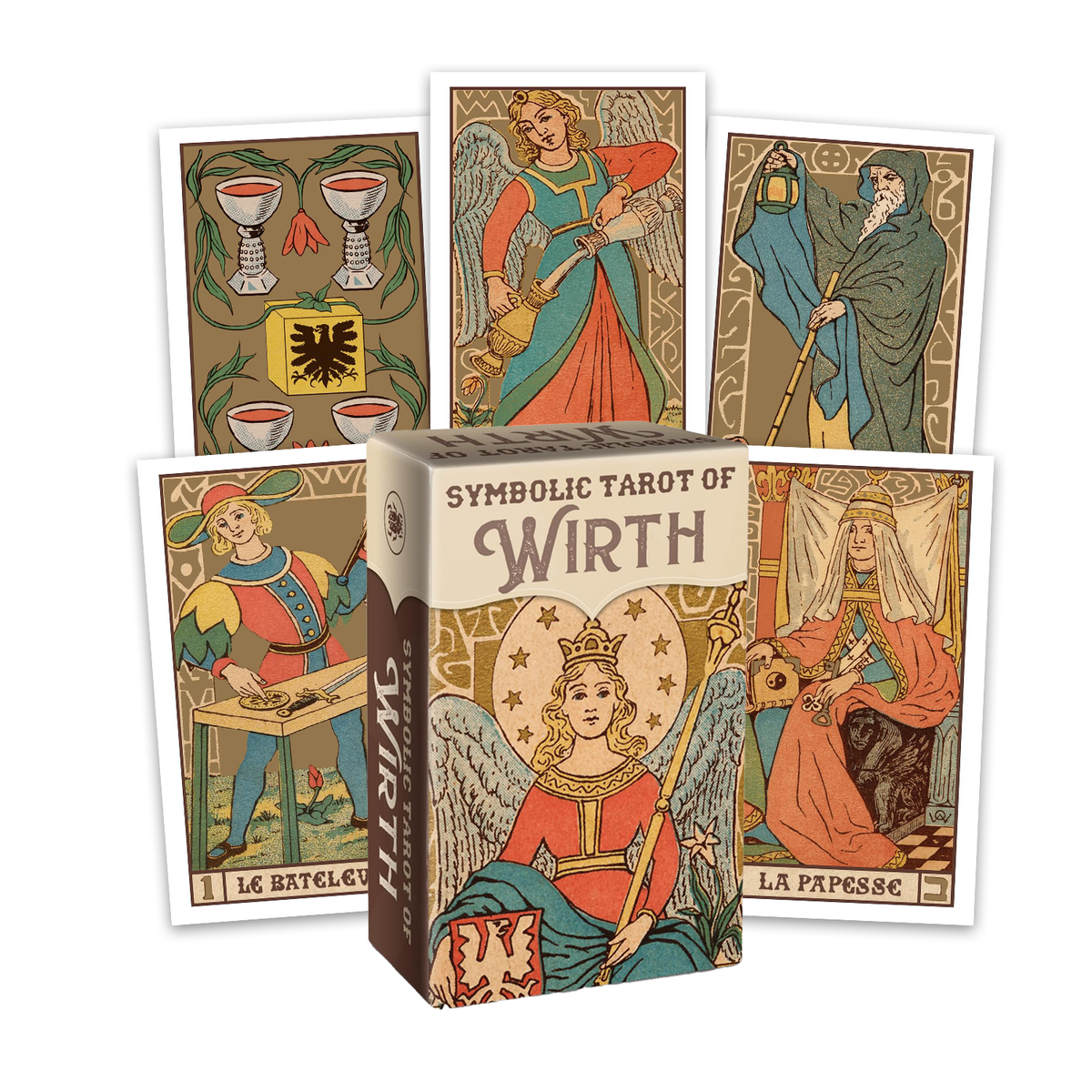 Symbolic Tarot of Wirth Mini - kišeninės Taro kortos | Lo Scarabeo