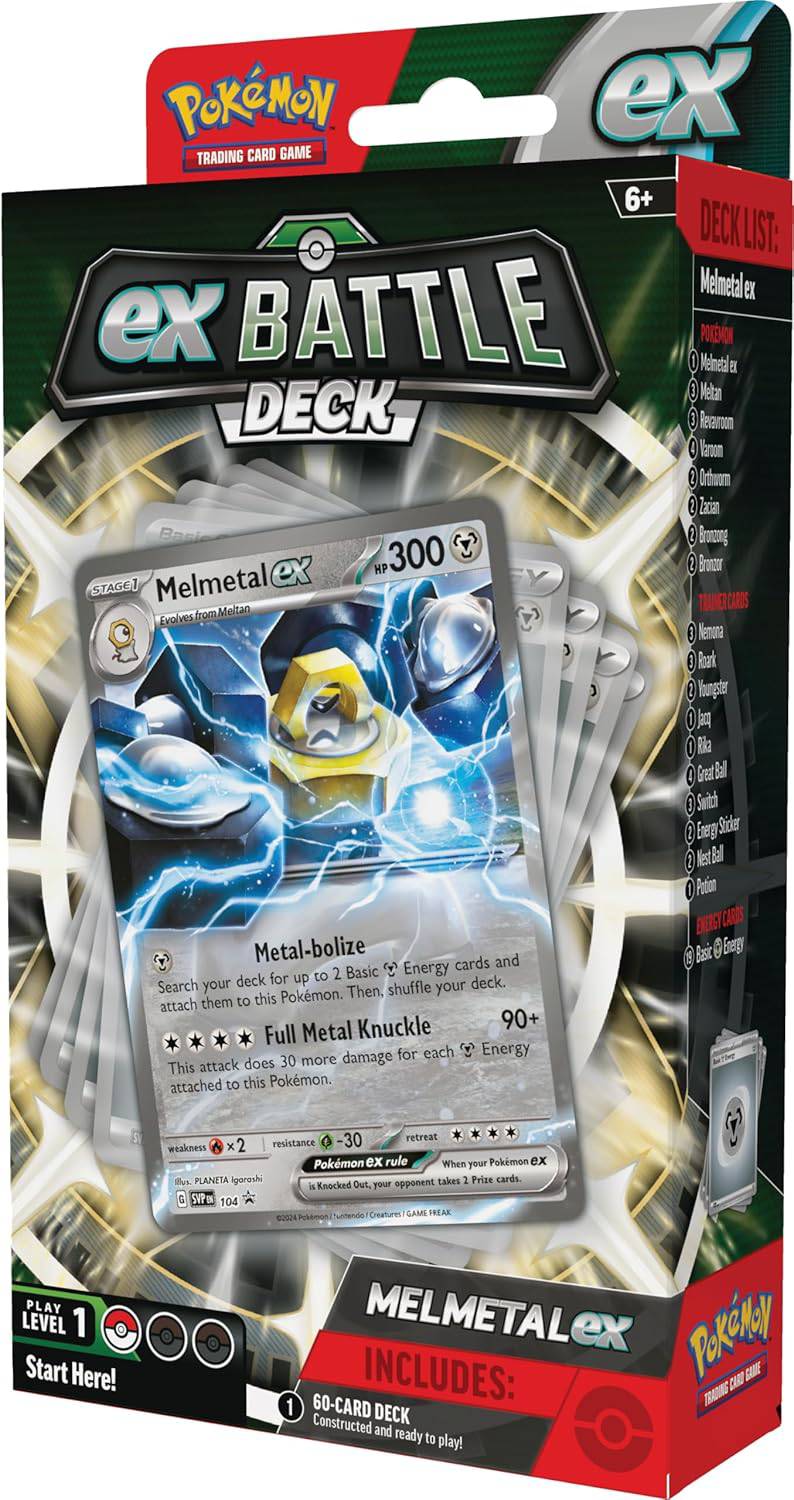 Pokémon Melmetal ex Battle Deck - 60 kortų kaladė