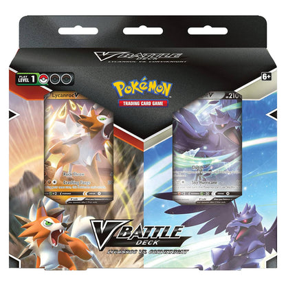 Pokémon Lycanroc vs. Corviknight V Battle Deck - dviejų kaladžių rinkinys