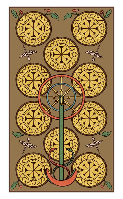 Symbolic Tarot of Wirth Mini - kišeninės Taro kortos | Lo Scarabeo