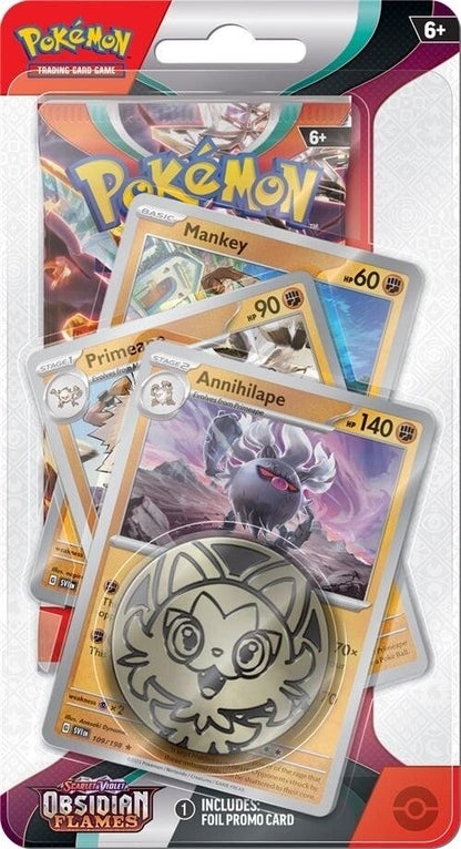Pokémon Scarlet & Violet: Annihilape Obsidian Flames Premium kortų papildymas (anglų k.)