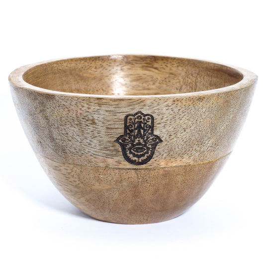 Ancient Wisdom Hamsa RBowl-03 - medinis ritualinis dubuo
