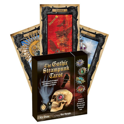 The Gothic Steampunk Tarot - Taro kortos ir knyga | CICO Books