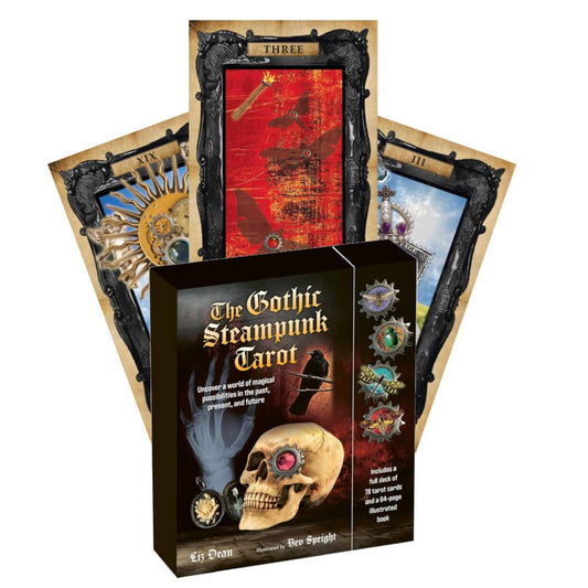 The Gothic Steampunk Tarot - Taro kortos ir knyga | CICO Books