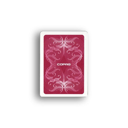 Copag Centennial Red Jumbo - plastikinės pokerio kortos be dėžutės