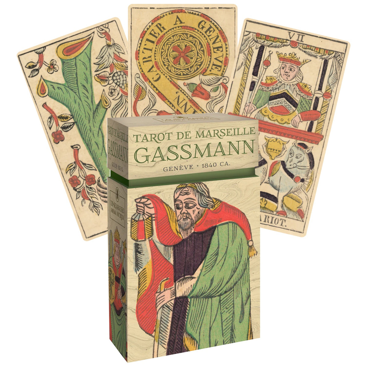 Tarot de Marseille Gassmann - riboto leidimo taro kortos | Lo Scarabeo
