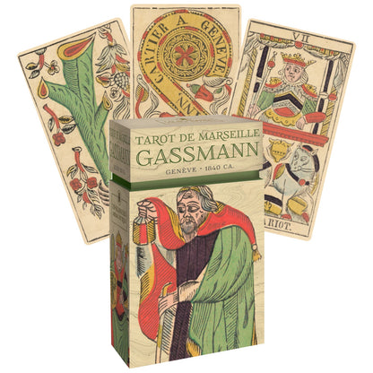 Tarot de Marseille Gassmann - riboto leidimo taro kortos | Lo Scarabeo