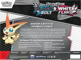 Pokémon Scarlet & Violet: Black Bolt & White Flare - Unova Victini Illustration Collection dėžė (anglų k.)