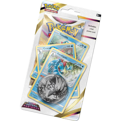 Pokémon Astral Radiance Feraligatr Premium Checklane - kortų rinkinys