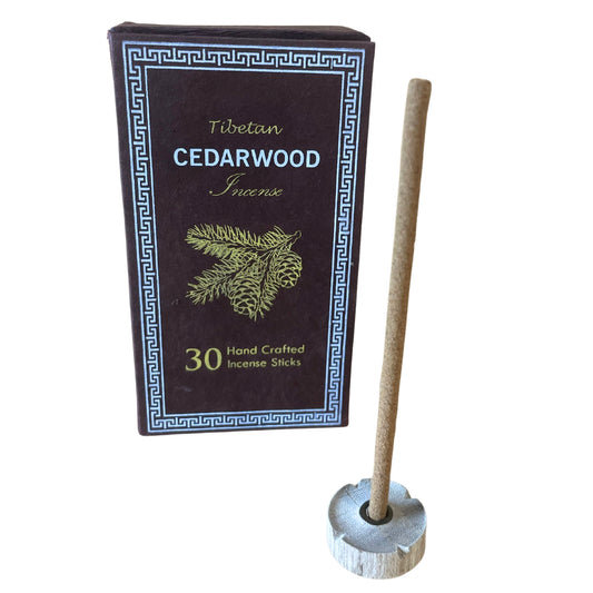 Himalayan Sughandit Dhoop Cedarwood - 30 kedro smilkalų rinkinys