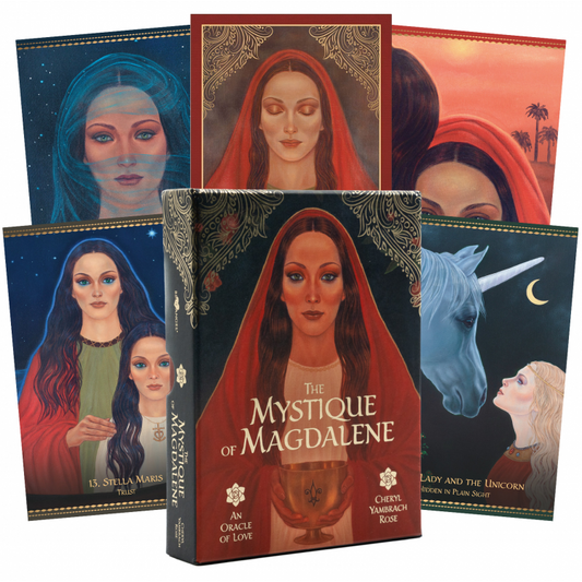 The Mystique of Magdalene Oracle - orakulo kortos | Blue Angel - kosmetinis defektas