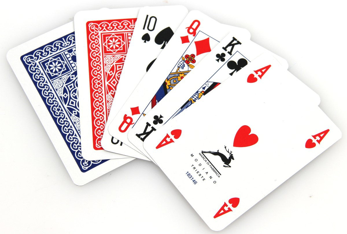 98 - 2 pokerio kaladės riboto leidimo dėžutėje | Modiano