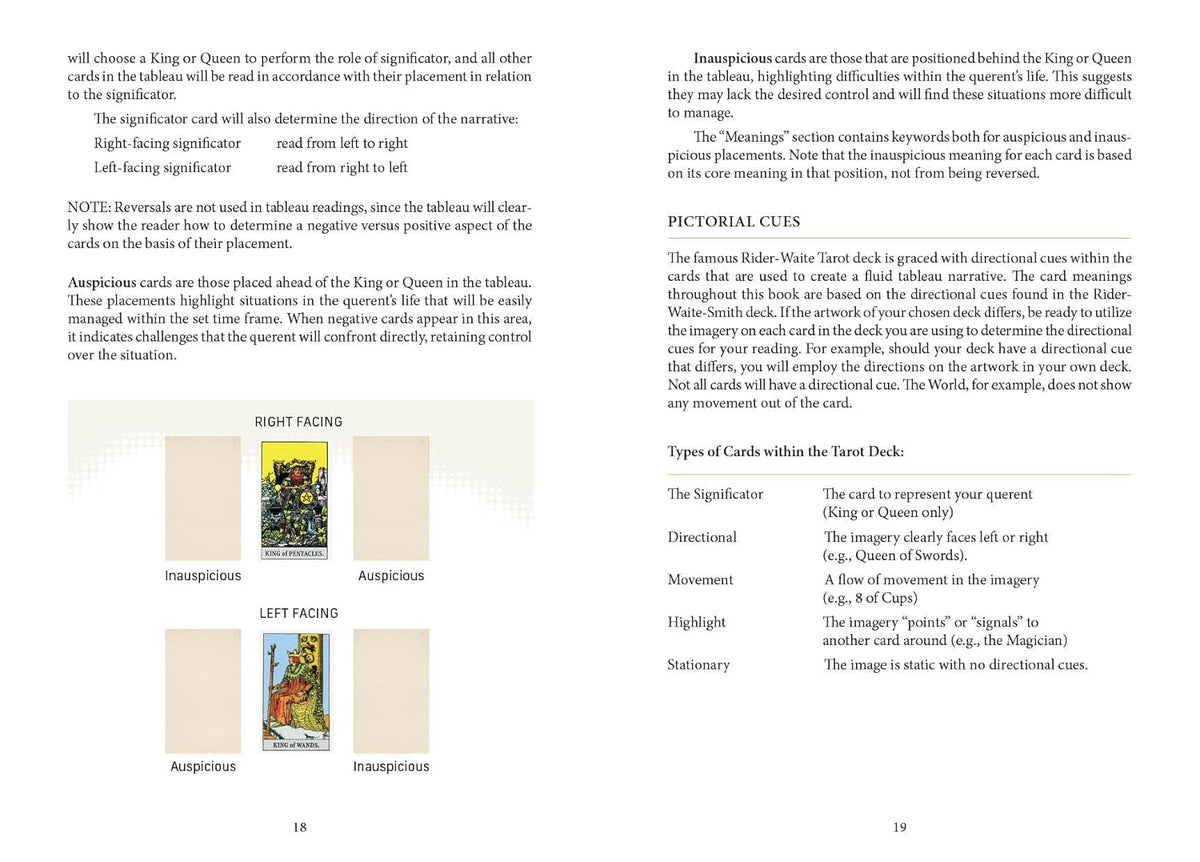 Mastering the Tarot Tableau - taro interpretavimo knyga | Schiffer