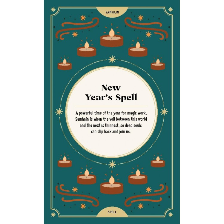 The Witch's Year: Modern Magic - kortos | David & Charles - kosmetinis defektas