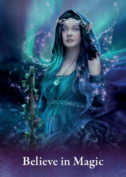 Pocket Oracle of the Fairies - Karen Kay kišeninės orakulo kortos
