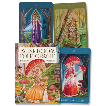 Mushroom Folk Oracle - orakulo kortos | Blue Angel