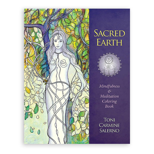 Sacred Earth Mindfulness & Meditation Spalvinimo knyga Blue Angel