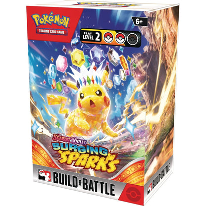 Pokémon Surging Sparks Build & Battle - kortų rinkinys