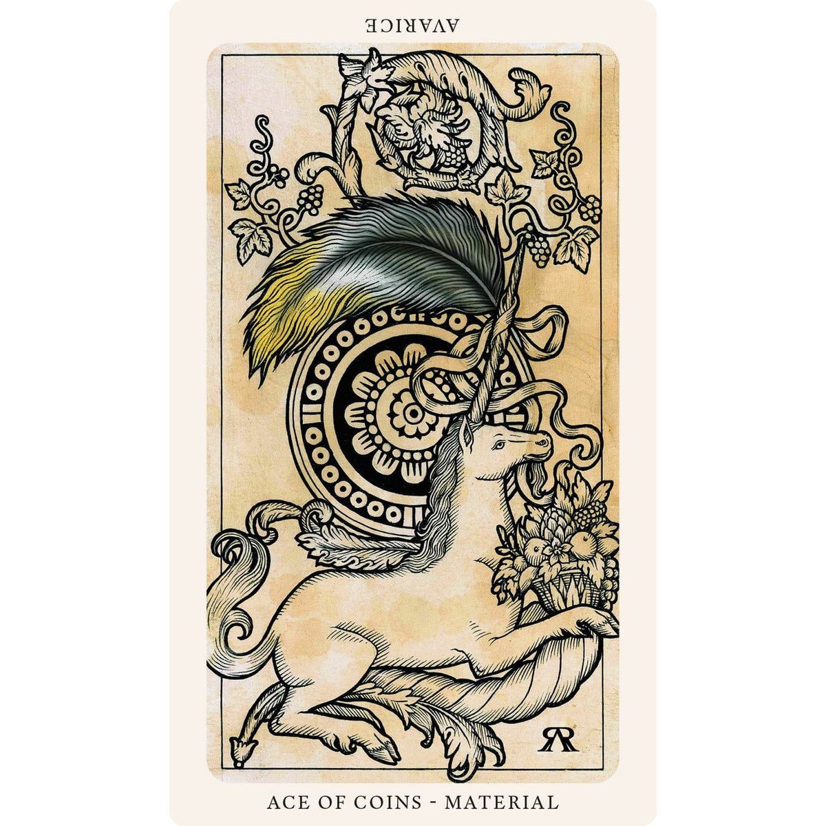 The Medieval Feathers Tarot - taro kortos | Blue Angel