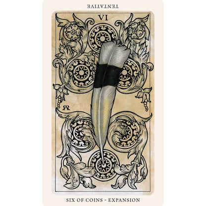 The Medieval Feathers Tarot - taro kortos | Blue Angel