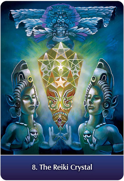 Reiki Divine Healing - 44 kortos su vadovu anglų kalba