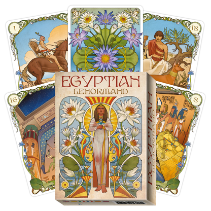 Egyptian Lenormand Oracle - 36 kortos | Lo Scarabeo