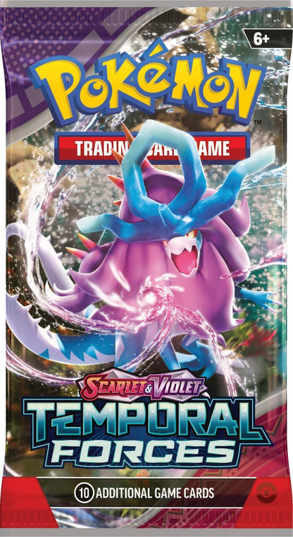 Pokémon Temporal Forces Half Booster Box - 18 papildymų rinkinys