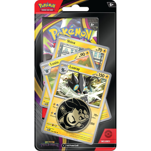 Pokémon Mega Evolution - Pitch Black Premium Checklane Blister - Luxray kortų rinkinys