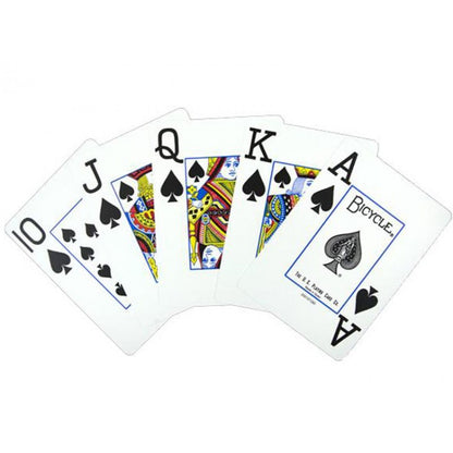 Bicycle Prestige Jumbo Blue - pokerio kortos, kosmetiniai defektai