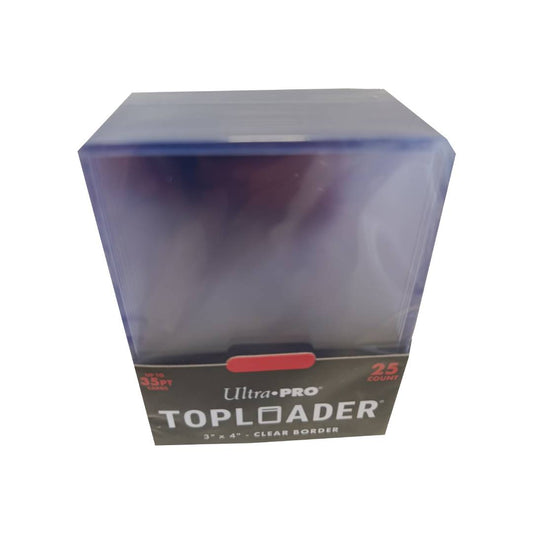 Ultra PRO Regular Toploader 3 x 4 colių - kortų laikikliai, 25 vnt.