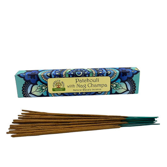 Namaste Mandala Masala Patchouli with Nag Champa - smilkalai, 15 g