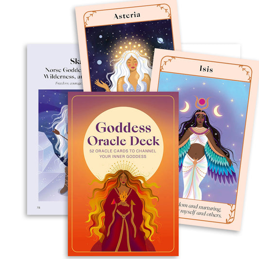 Goddess Oracle Deck - deivių orakulo kortos | Leaping Hare Press