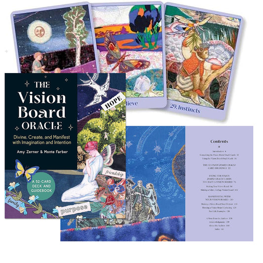 The Vision Board Oracle - orakulo kortos ir vizijų lentos kūrimo gidas