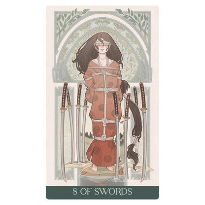 Japanese Art Nouveau Tarot Premium - Taro kortos | Lo Scarabeo